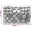 Julgranskulor 111 delar silver polystyren vidaXL – miniatyr 11