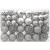 Julgranskulor 111 delar silver polystyren vidaXL – miniatyr 3