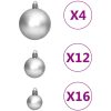 Julgranskulor 111 delar silver polystyren vidaXL – miniatyr 8