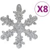 Julgranskulor 111 delar silver polystyren vidaXL – miniatyr 10