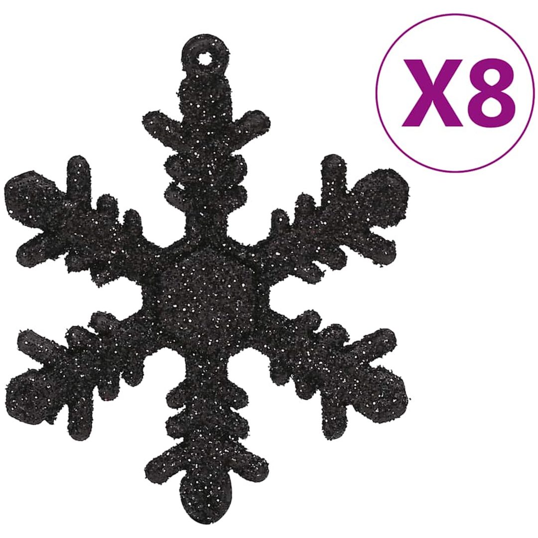 Julgranskulor 111 delar svart polystyren vidaXL – bild 9