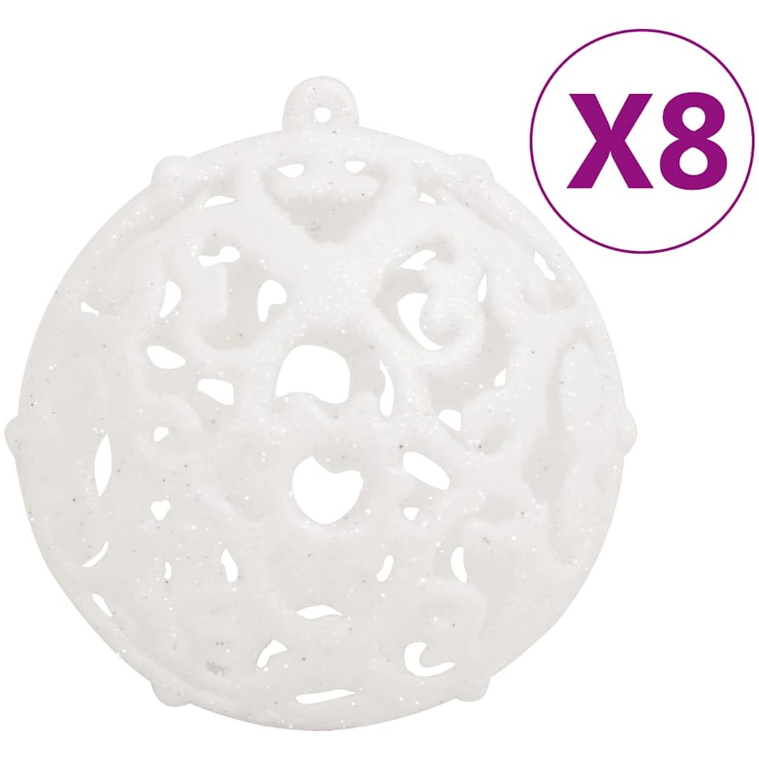 Julgranskulor 111 delar vit polystyren vidaXL – bild 4
