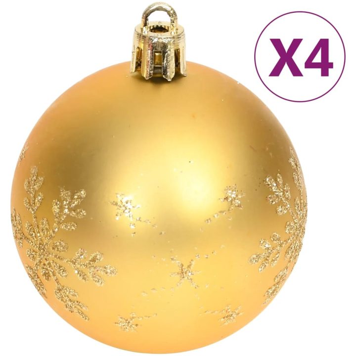 Julgranskulor 70 st guld och röd vidaXL – bild 5