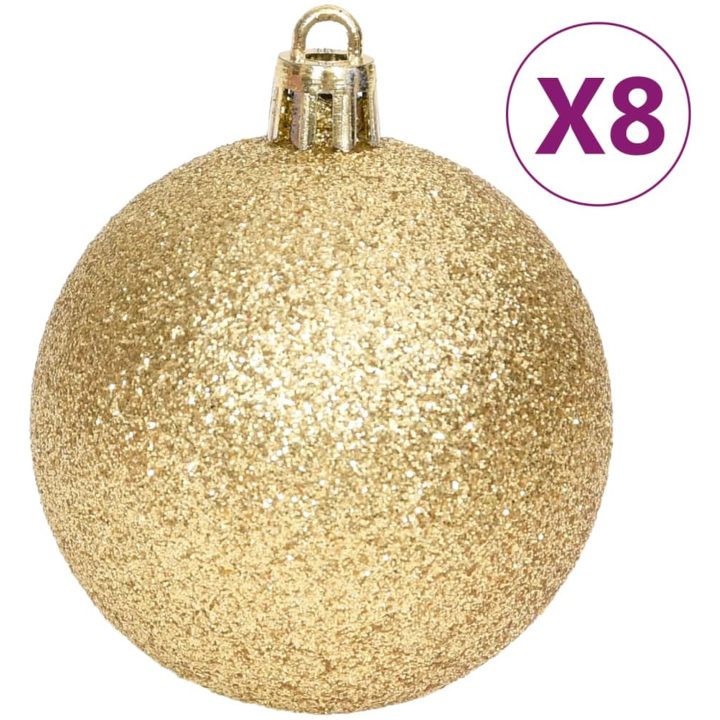 Julgranskulor 70 st guld och röd vidaXL – bild 8