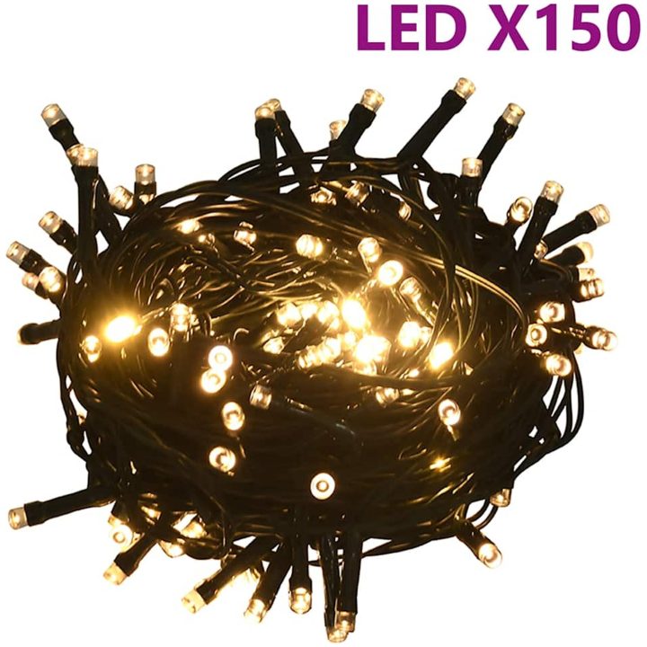 Julgranskulor med spira och 150 LED 61 delar roséguld vidaXL – bild 6