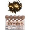 Julgranskulor med spira och 150 LED 61 delar roséguld vidaXL – miniatyr 1