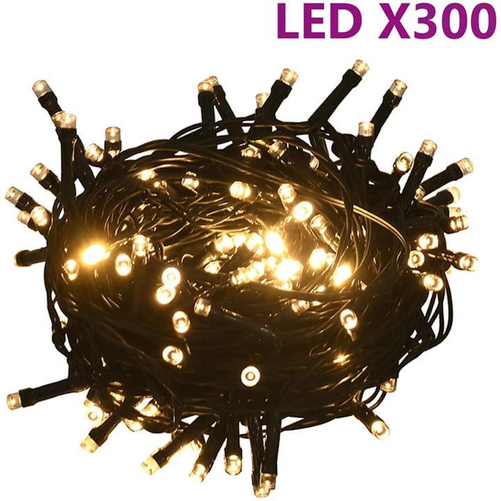 Julgranskulor med spira och 300 LED 120 delar vit och grå vidaXL – bild 6