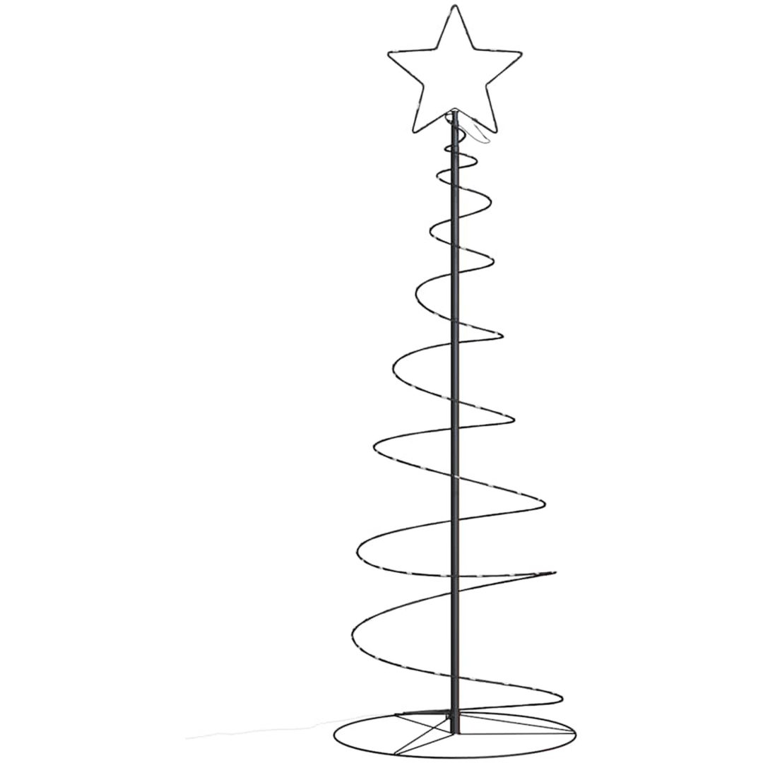 Julgransljuskon 100 LEDs varmvit 150 cm vidaXL 150 cm – bild 3