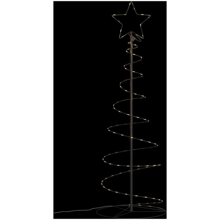 Julgransljuskon 100 LEDs varmvit 150 cm vidaXL 150 cm – bild 6