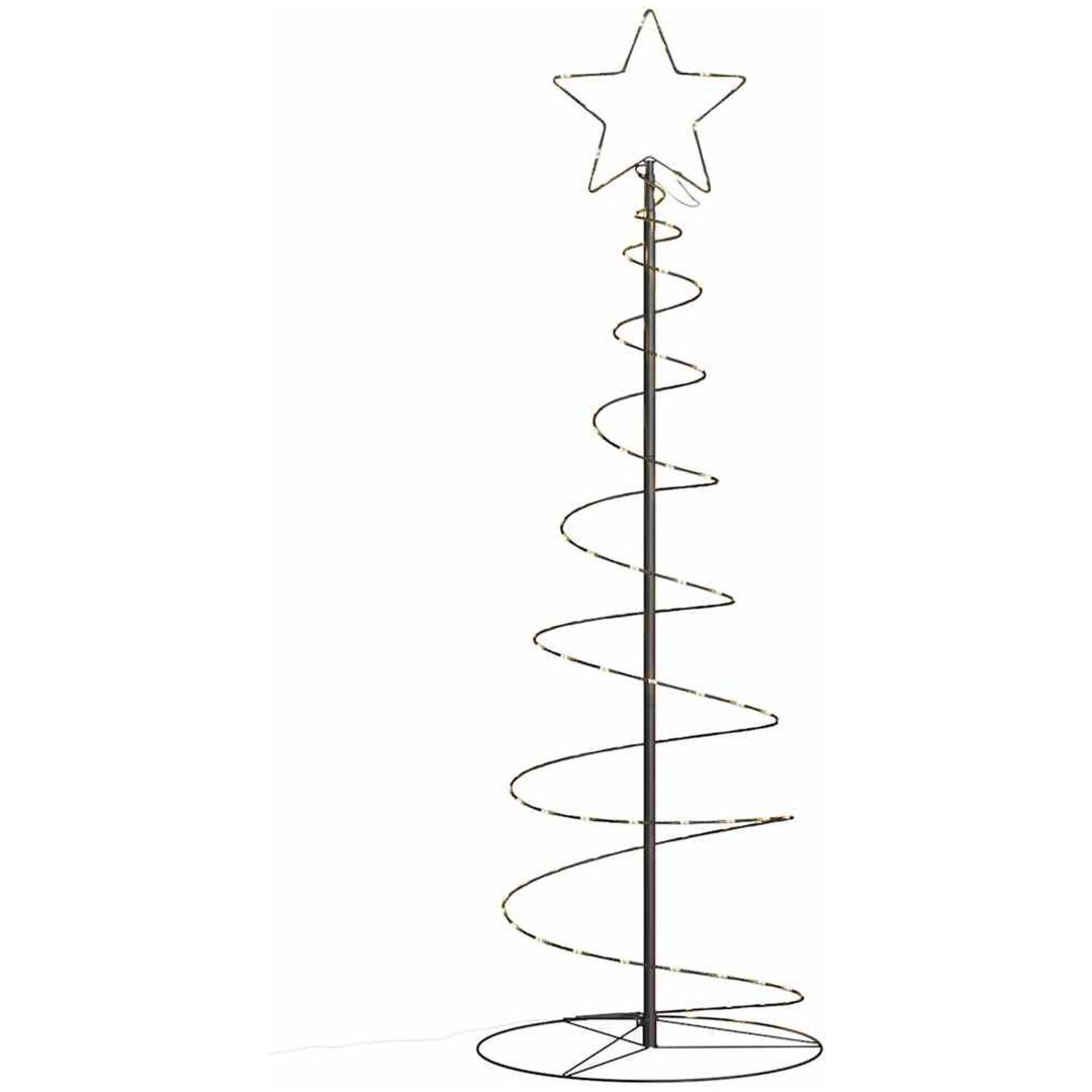 Julgransljuskon 100 LEDs varmvit 150 cm vidaXL 150 cm – bild 7