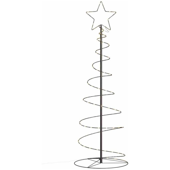 Julgransljuskon 100 LEDs varmvit 150 cm vidaXL 150 cm – bild 7