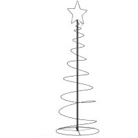 Julgransljuskon 100 LEDs varmvit 150 cm vidaXL