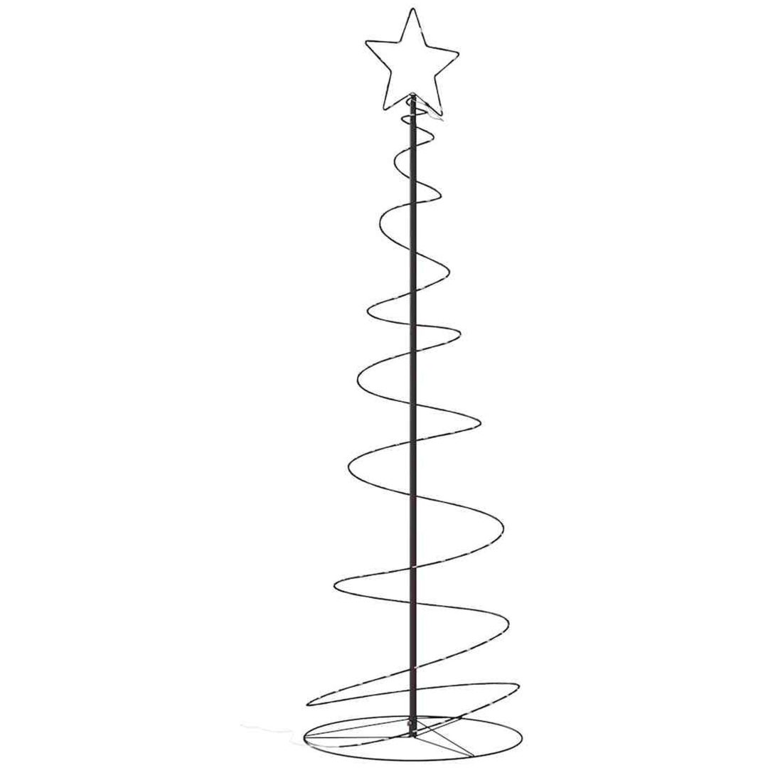 Julgransljuskon 120 LEDs varmvit 180 cm vidaXL 180 cm – bild 5