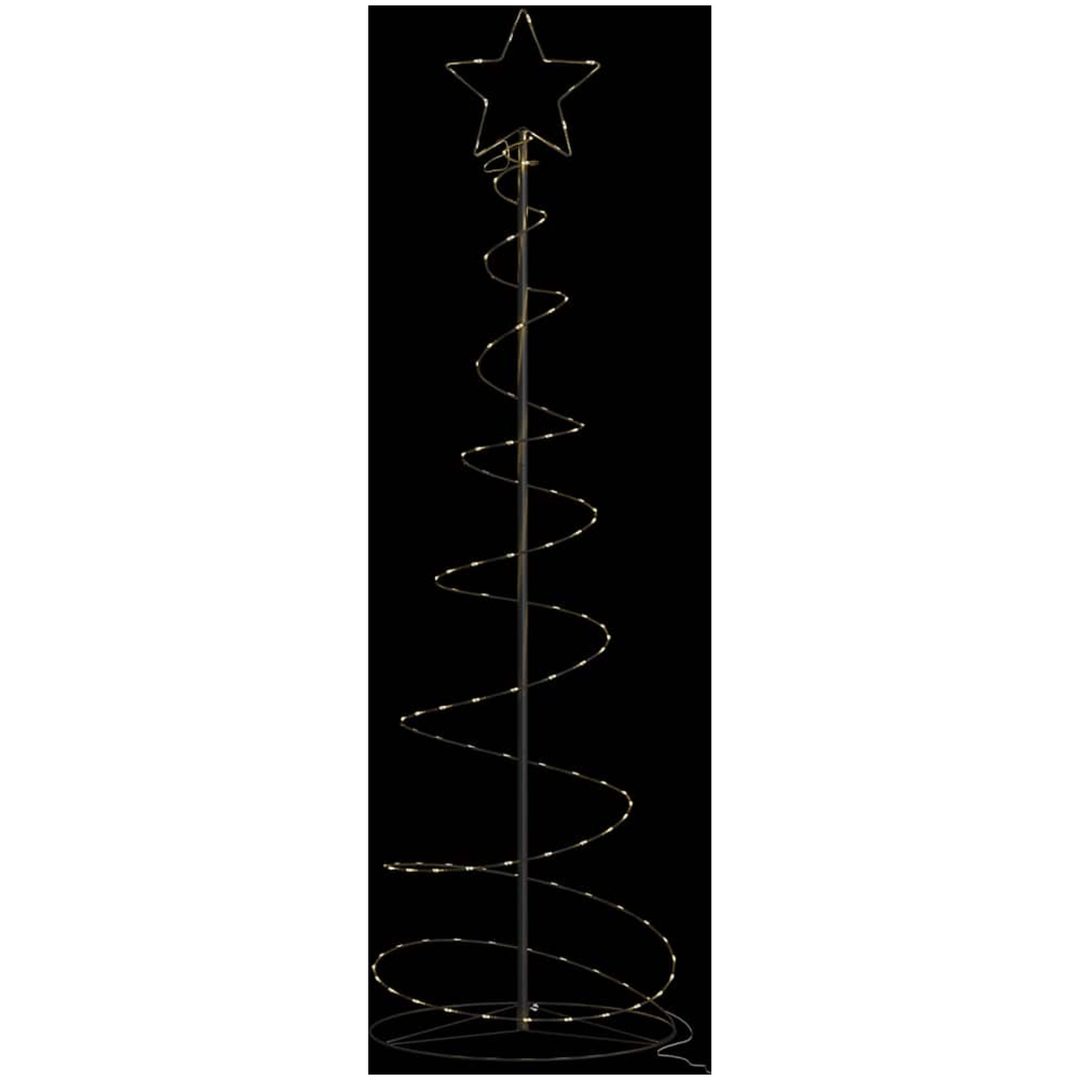 Julgransljuskon 120 LEDs varmvit 180 cm vidaXL 180 cm – bild 6