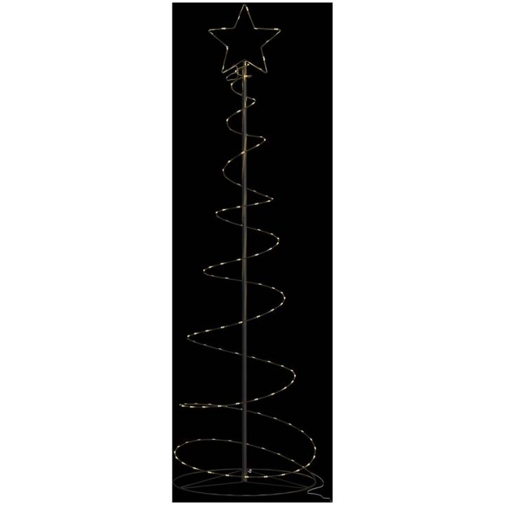 Julgransljuskon 120 LEDs varmvit 180 cm vidaXL 180 cm – bild 6