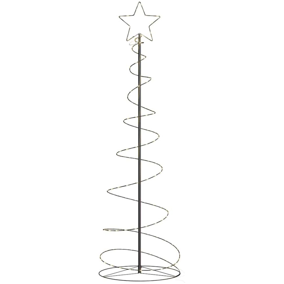 Julgransljuskon 120 LEDs varmvit 180 cm vidaXL 180 cm – bild 7