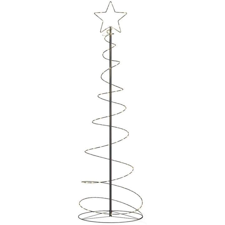 Julgransljuskon 120 LEDs varmvit 180 cm vidaXL 180 cm – bild 7