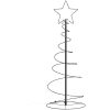 Julgransljuskon 80 LEDs varmvit 120 cm vidaXL 120 cm – miniatyr 3