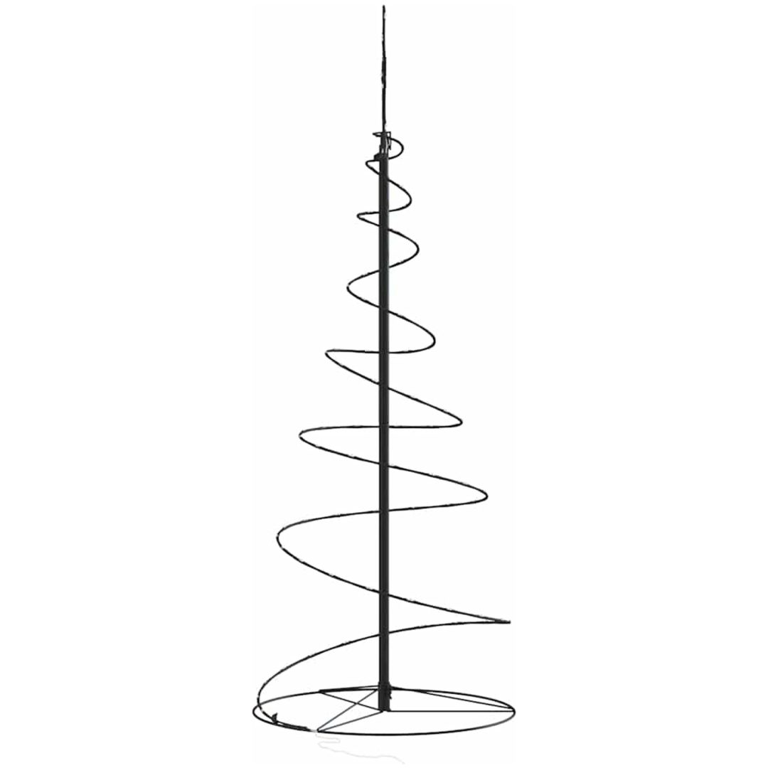 Julgransljuskon 80 LEDs varmvit 120 cm vidaXL 120 cm – bild 4