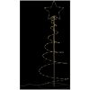 Julgransljuskon 80 LEDs varmvit 120 cm vidaXL 120 cm – miniatyr 6