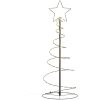 Julgransljuskon 80 LEDs varmvit 120 cm vidaXL 120 cm – miniatyr 7