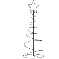 Julgransljuskon 80 LEDs varmvit 120 cm vidaXL