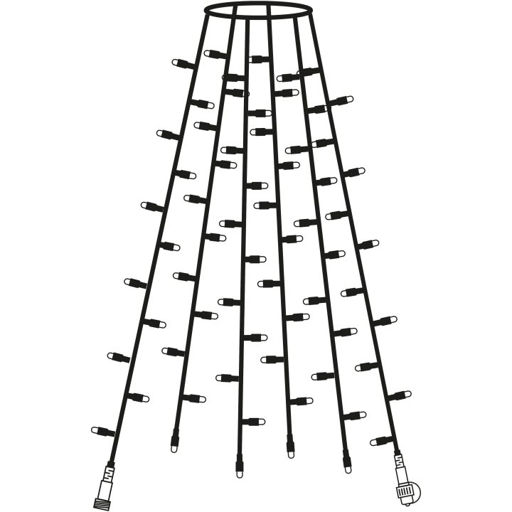 Julgransslinga System 24 Varmvit Star Trading – bild 6