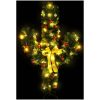 Julkaktus med fot LED grön PVC vidaXL 180 cm – miniatyr 3