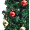 Julkaktus med fot LED grön PVC vidaXL 180 cm – miniatyr 5