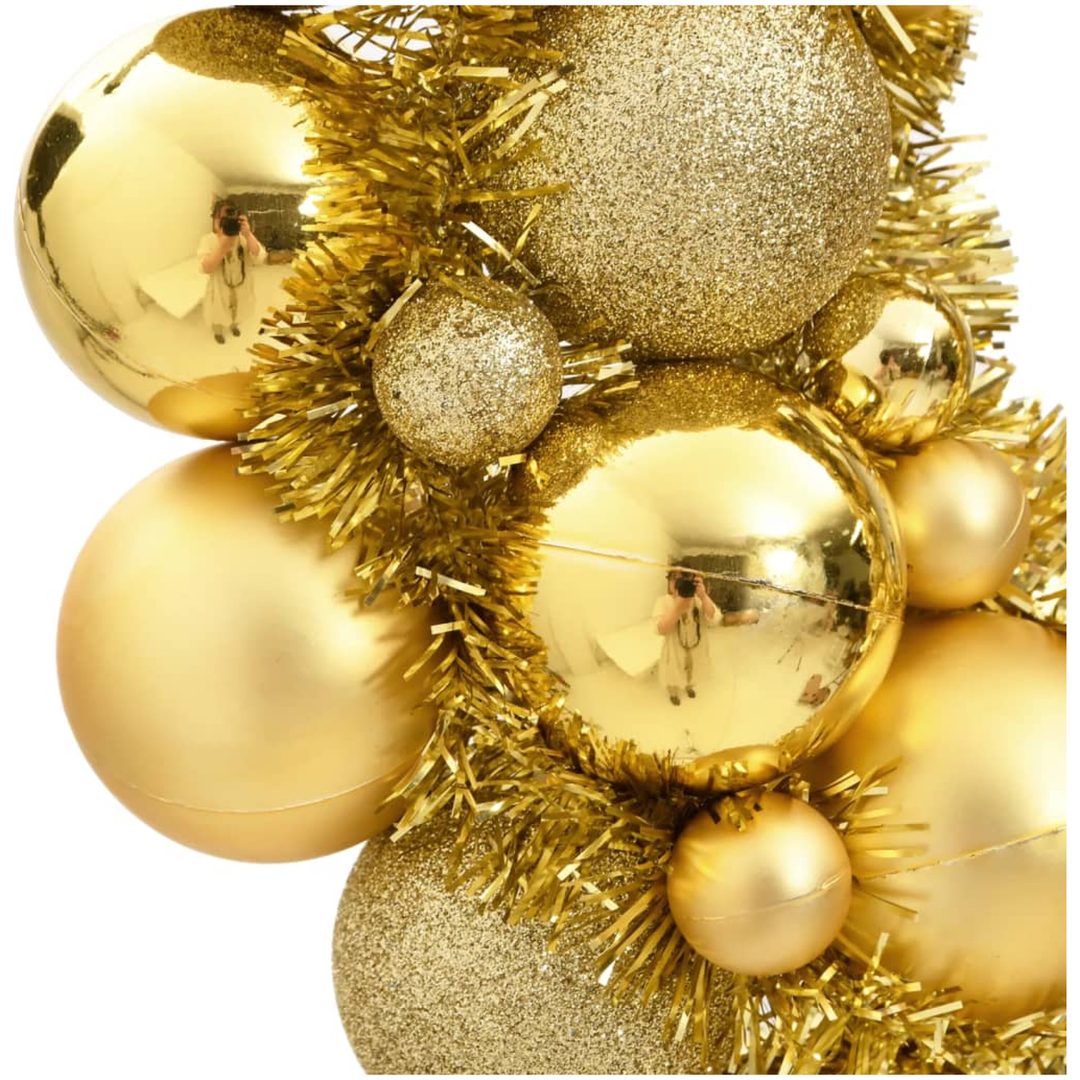 Julkrans guld 45 cm polystyren vidaXL – bild 3