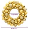Julkrans guld 45 cm polystyren vidaXL – miniatyr 4