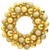 Julkrans guld 45 cm polystyren vidaXL – miniatyr 1
