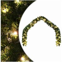 Julkrans med LED-lampor 10 m vidaXL
