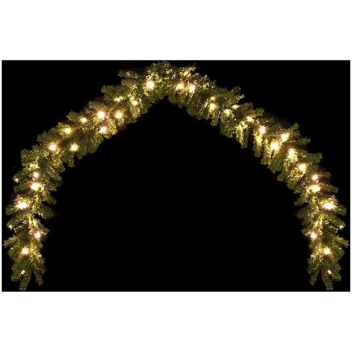 Julkrans med LED-lampor vidaXL 5 m – bild 3