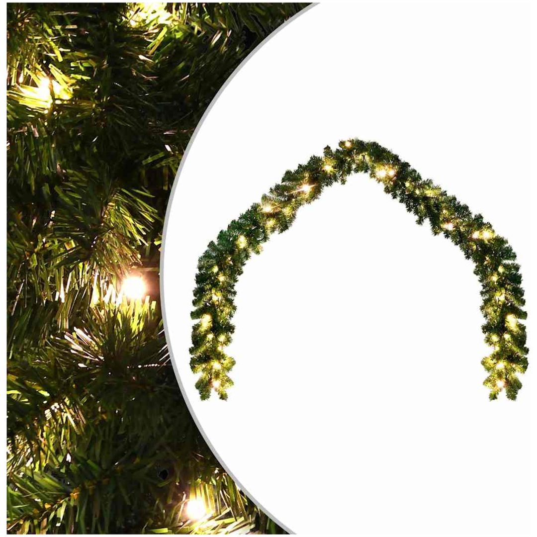 Julkrans med LED-lampor vidaXL 5 m