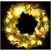 Julkrans med lysdioder grön 60 cm PVC vidaXL – miniatyr 4