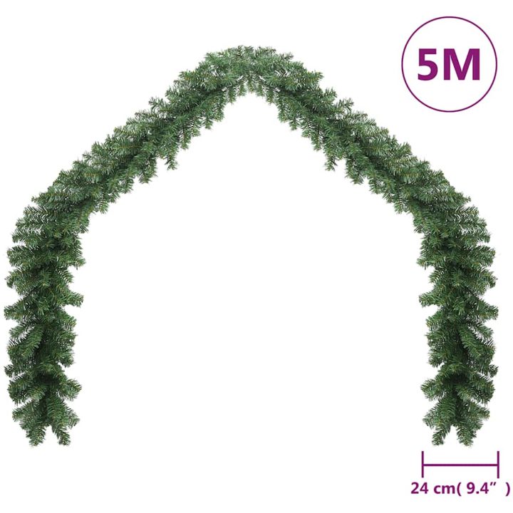 Julkrans PVC vidaXL 5 m – bild 5