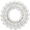 Julkrans vit 45 cm polystyren vidaXL – miniatyr 2