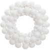 Julkrans vit 45 cm polystyren vidaXL – miniatyr 1