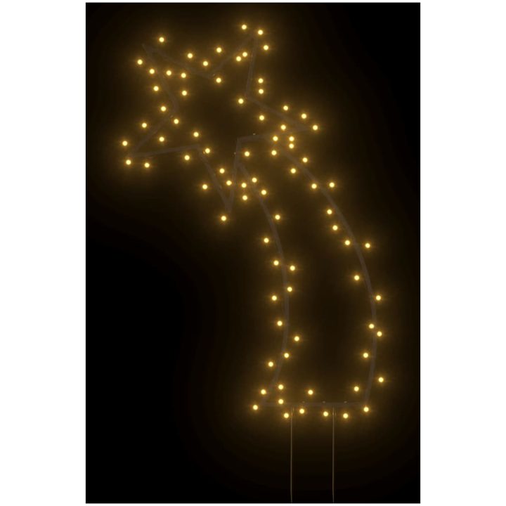 Julmeteor med spett 80 LEDs vidaXL 62 cm – bild 3