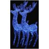 Julren 2 st akryl 250 LED 180 cm blå vidaXL 96 x 40 x 180 cm – miniatyr 2