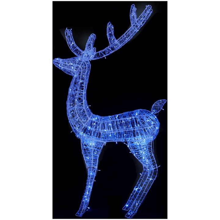 Julren 2 st akryl 250 LED 180 cm blå vidaXL 96 x 40 x 180 cm – bild 7