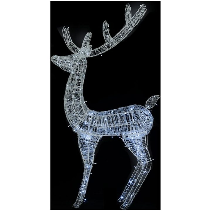 Julren 2 st akryl 250 LED 180 cm kallvit vidaXL 96 x 40 x 180 cm – bild 7