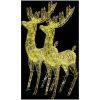 Julren 2 st akryl 250 LED 180 cm varmvit vidaXL 96 x 40 x 180 cm – miniatyr 2