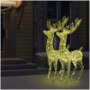 Julren 2 st akryl 250 LED 180 cm varmvit vidaXL 96 x 40 x 180 cm – miniatyr 6