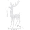 Julren 2 st akryl 250 LED 180 cm varmvit vidaXL 96 x 40 x 180 cm – miniatyr 8