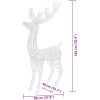 Julren 3 st akryl 250 LED 180 cm blå vidaXL 96 x 40 x 180 cm – miniatyr 9