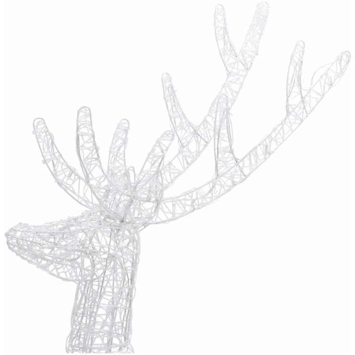 Julren 3 st akryl 250 LED 180 cm flerfärgad vidaXL 96 x 40 x 180 cm – bild 5