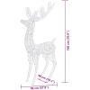 Julren 3 st akryl 250 LED 180 cm flerfärgad vidaXL 96 x 40 x 180 cm – miniatyr 8