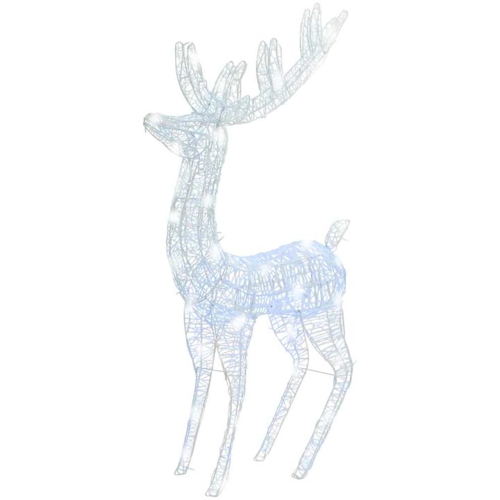 Julren 3 st akryl 250 LED 180 cm kallvit vidaXL 96 x 40 x 180 cm – bild 3